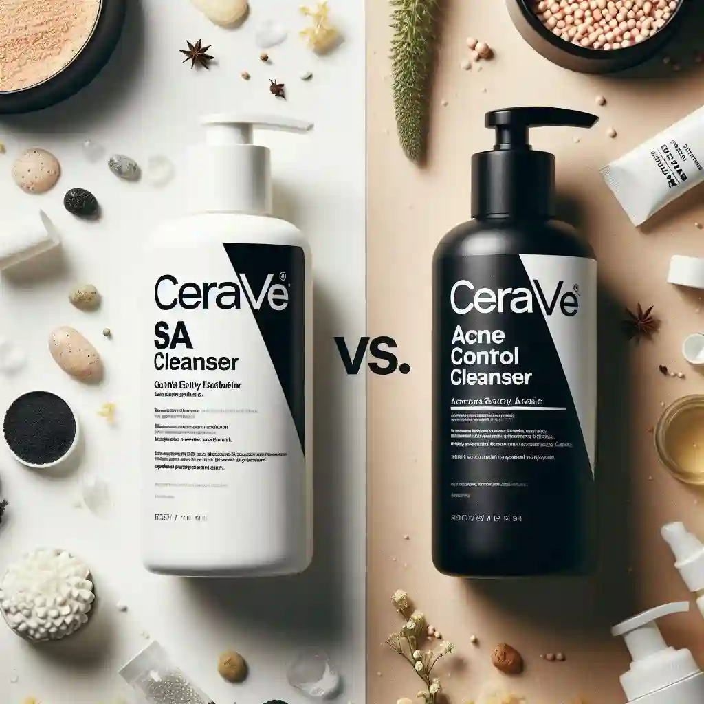 Cerave SA Cleanser vs Acne Control Cleanser