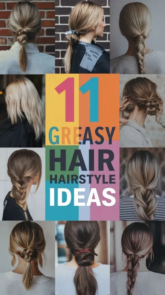 11 Greasy Hair Hairstyle Ideas to Hide the Oil