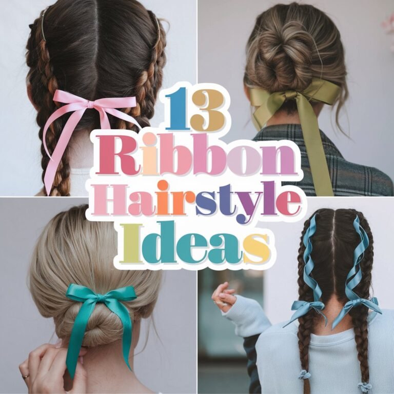 13 Ribbon Hairstyle Ideas to Add Some Whimsy to Your Look