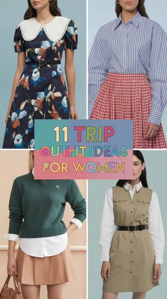 11 Trip Outfit Ideas for Women to Pack Smart