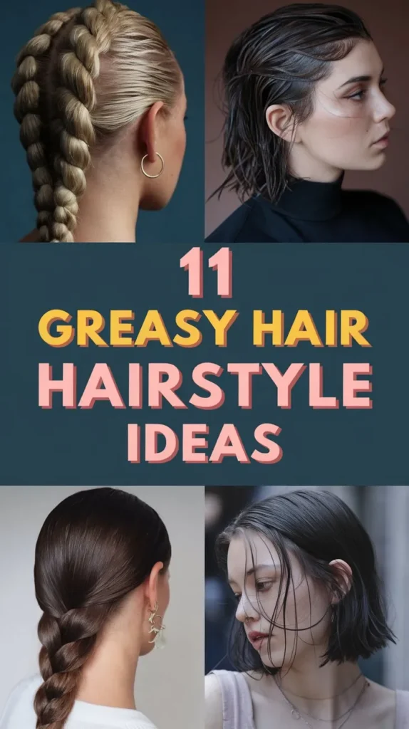 11 Greasy Hair Hairstyle Ideas to Hide the Oil