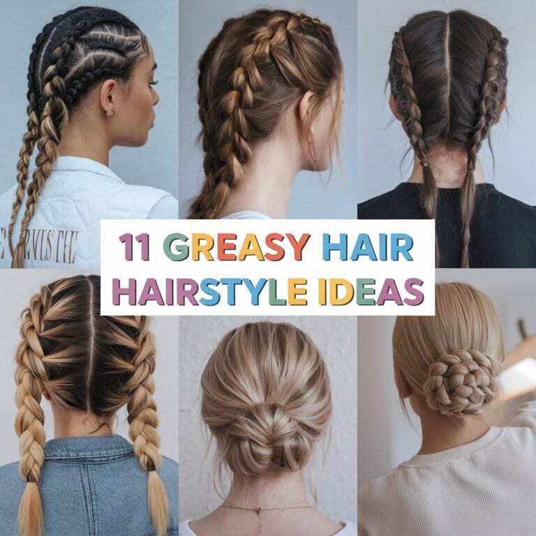 11 Greasy Hair Hairstyle Ideas to Hide the Oil