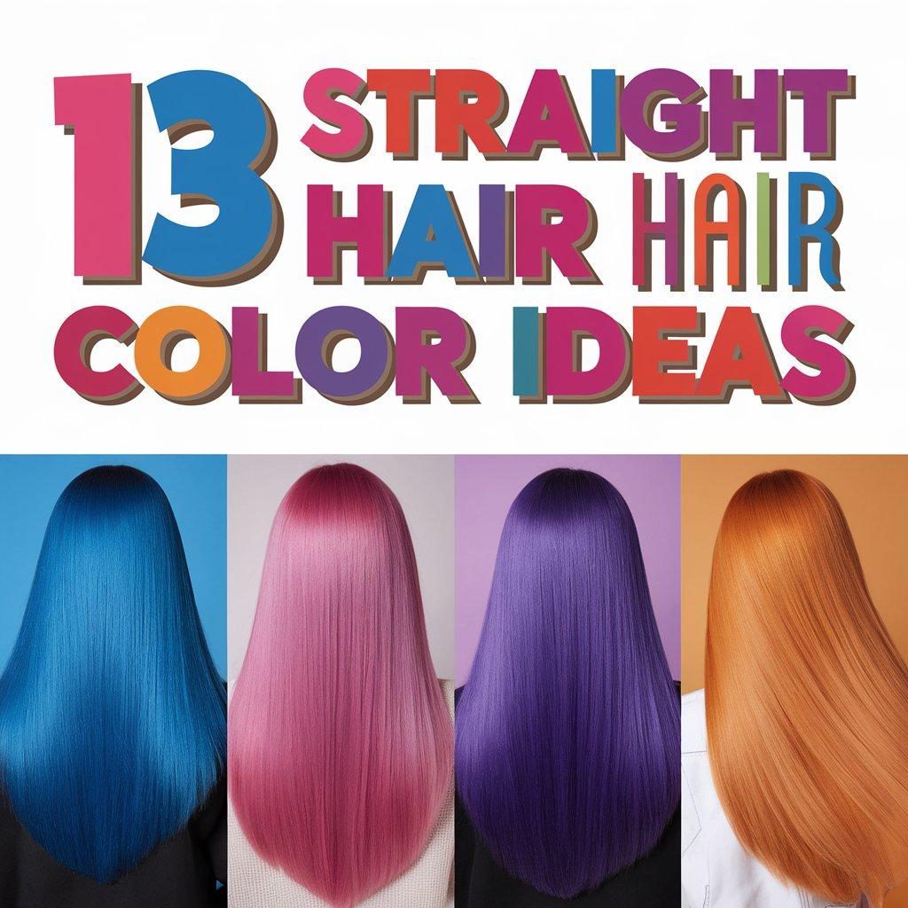 13 Straight Hair Color Ideas to Create a Sleek Look