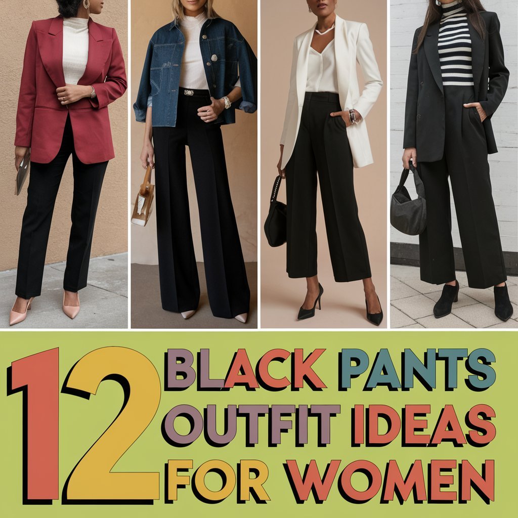 12 Black Pants Outfit Ideas for Women to Create a Timeless Look