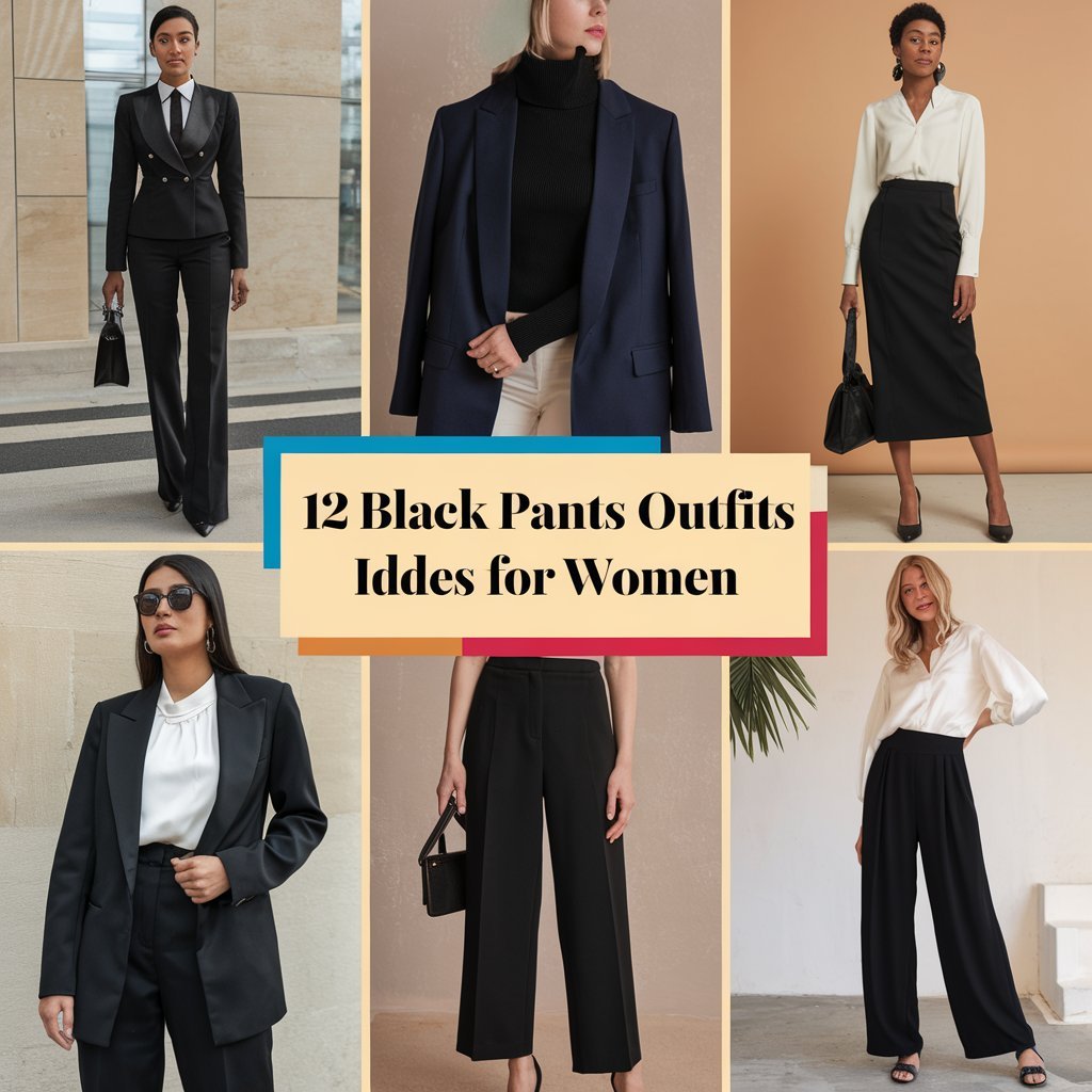 12 Black Pants Outfit Ideas for Women to Create a Timeless Look