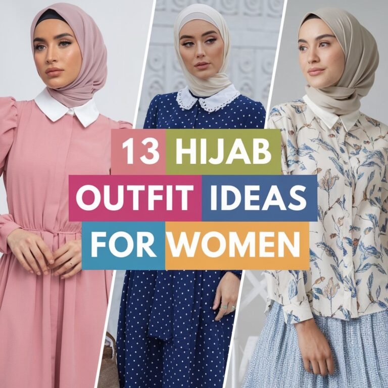 13 Hijab Outfit Ideas for Women to Look Stylish and Modest