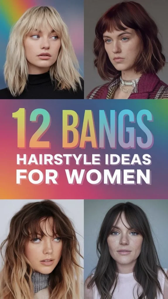 12 Bangs Hairstyle Ideas to Add Some Edge to Your Look