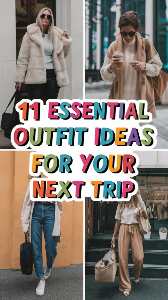 11 Trip Outfit Ideas for Women to Pack Smart