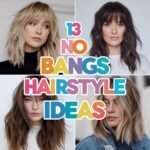 13 No Bangs Hairstyle Ideas to Create a Sleek and Polished Look ...