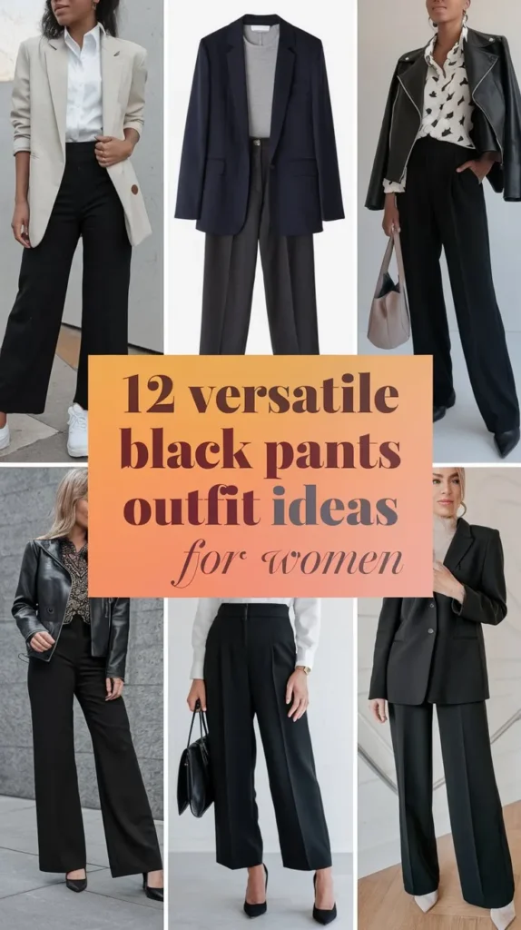 12 Black Pants Outfit Ideas for Women to Create a Timeless Look