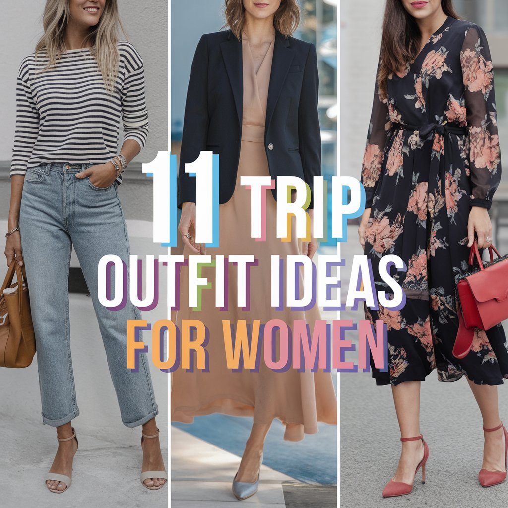 11 Trip Outfit Ideas for Women to Pack Smart