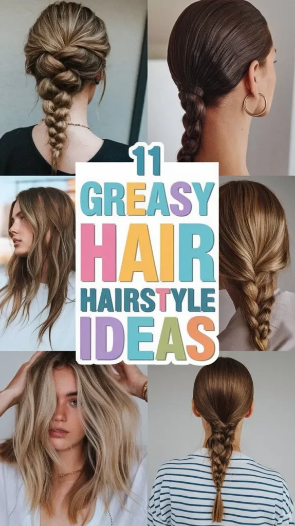 11 Greasy Hair Hairstyle Ideas to Hide the Oil