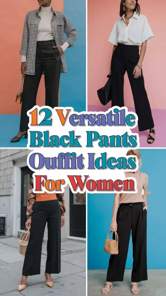 12 Black Pants Outfit Ideas for Women to Create a Timeless Look