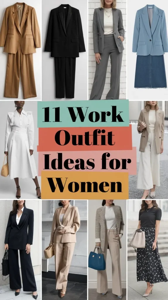 11 Work Outfit Ideas for Women to Look Professional and Stylish