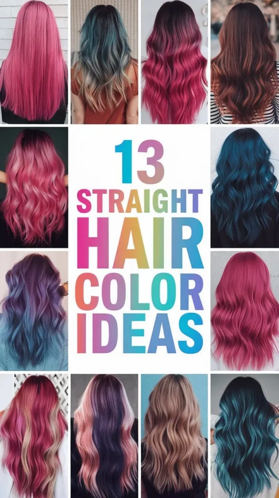 13 Straight Hair Color Ideas to Create a Sleek Look