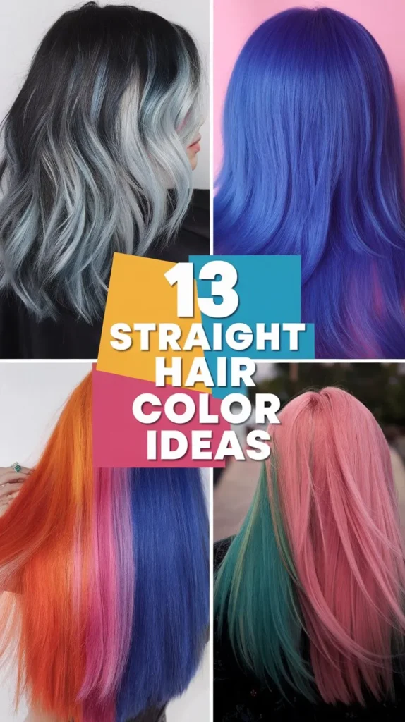 13 Straight Hair Color Ideas to Create a Sleek Look