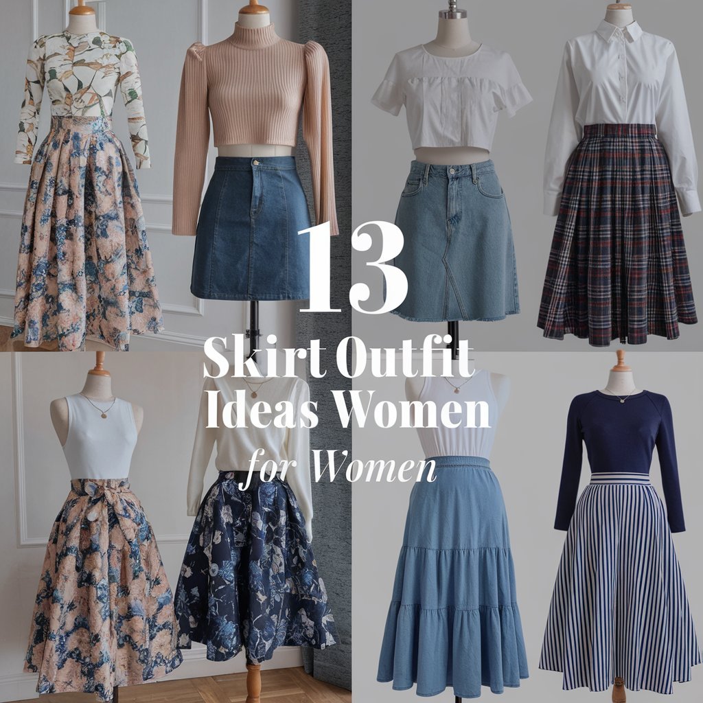 13 Skirt Outfit Ideas for Women to Look Elegant and Chic