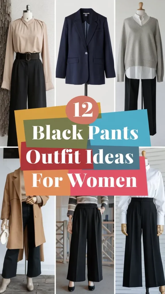 12 Black Pants Outfit Ideas for Women to Create a Timeless Look