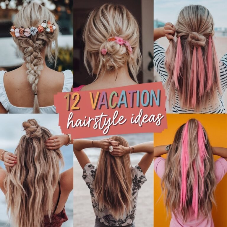 12 Vacation Hairstyle Ideas to Keep You Looking Great on the Go