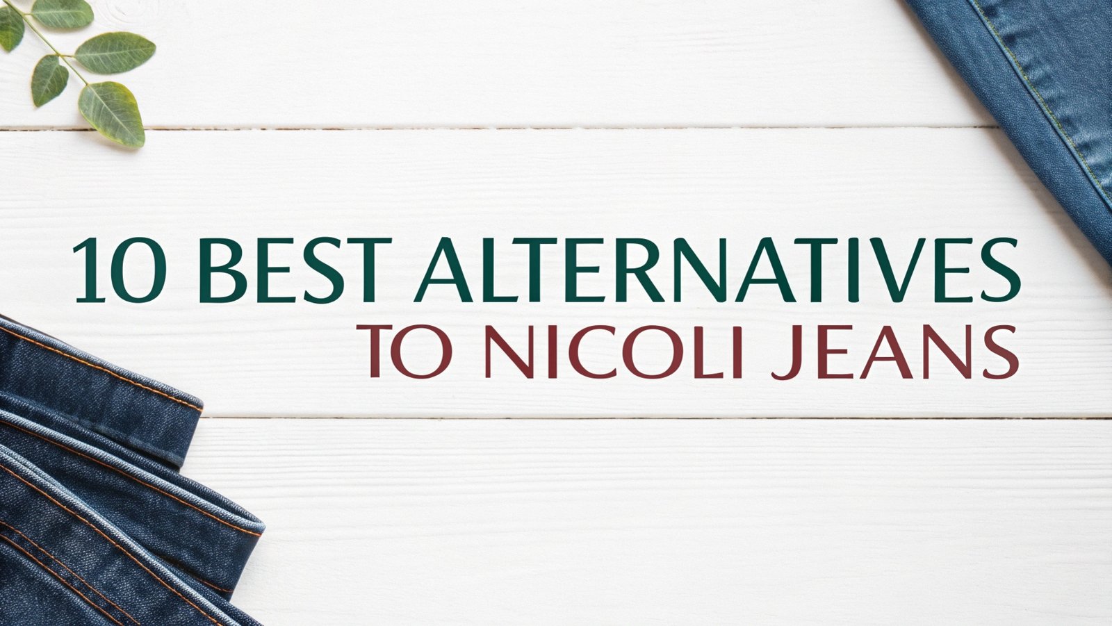 10 Best Alternatives To Nicoli Jeans: Premium Denim Without The Premium Price