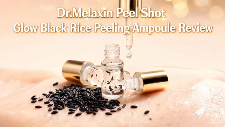 Dr.Melaxin Peel Shot Glow Black Rice Peeling Ampoule Review 2026